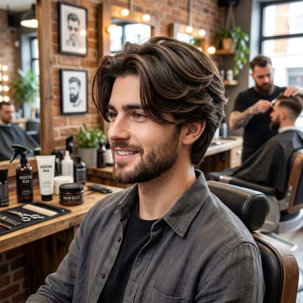 Curtain Layered Haircuts For Men