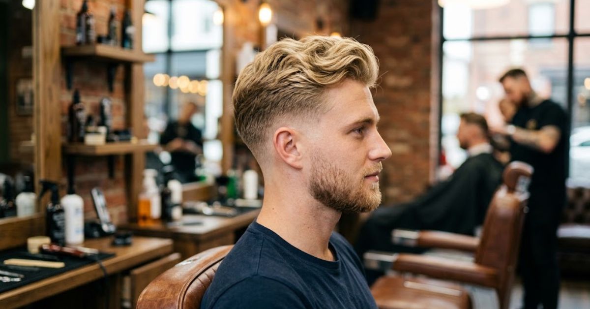 Low Taper Fade Blonde