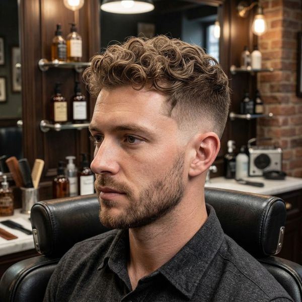 Low Taper Fade With Natural Texture