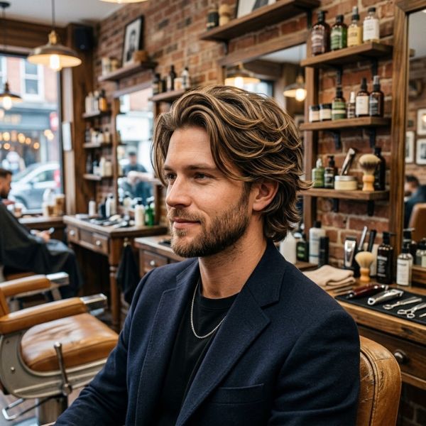 Medium-Length Layered Haircuts For Men