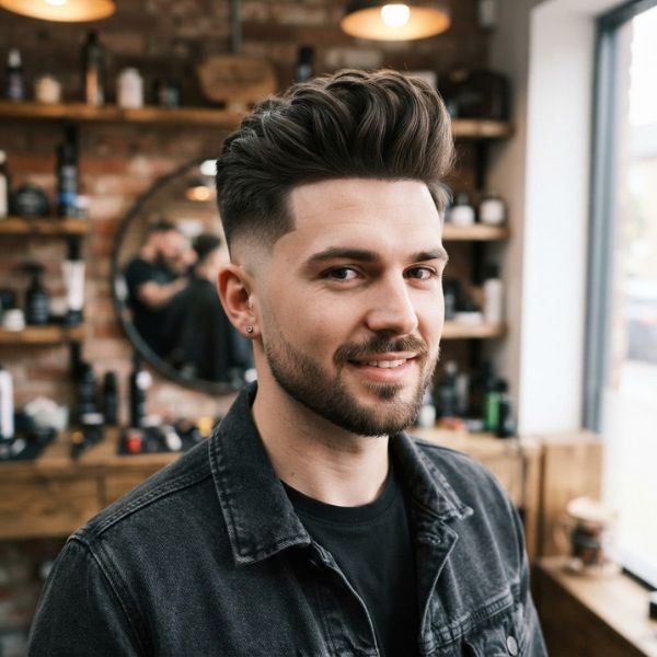Undercut Quiff Hairstyle for Men
